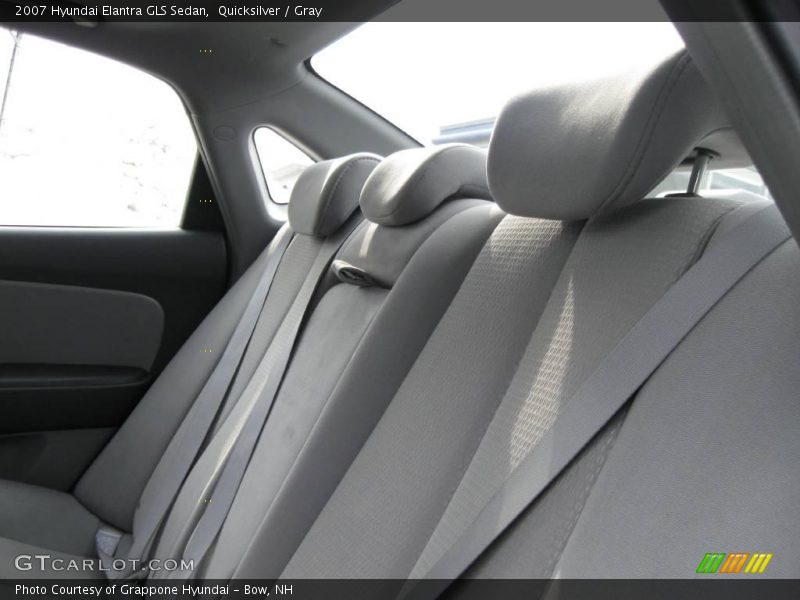 Quicksilver / Gray 2007 Hyundai Elantra GLS Sedan