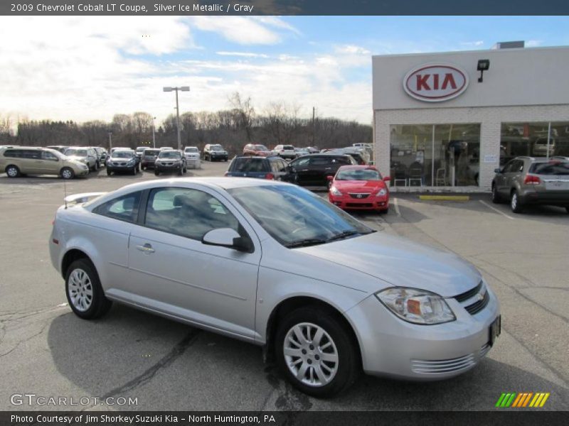 Silver Ice Metallic / Gray 2009 Chevrolet Cobalt LT Coupe