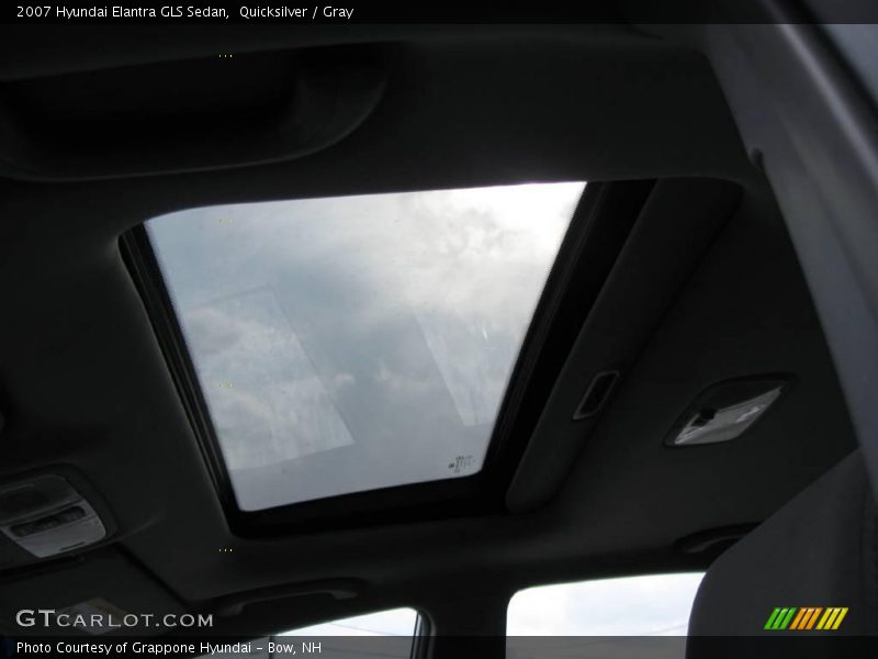 Quicksilver / Gray 2007 Hyundai Elantra GLS Sedan