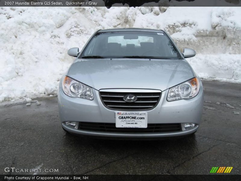 Quicksilver / Gray 2007 Hyundai Elantra GLS Sedan