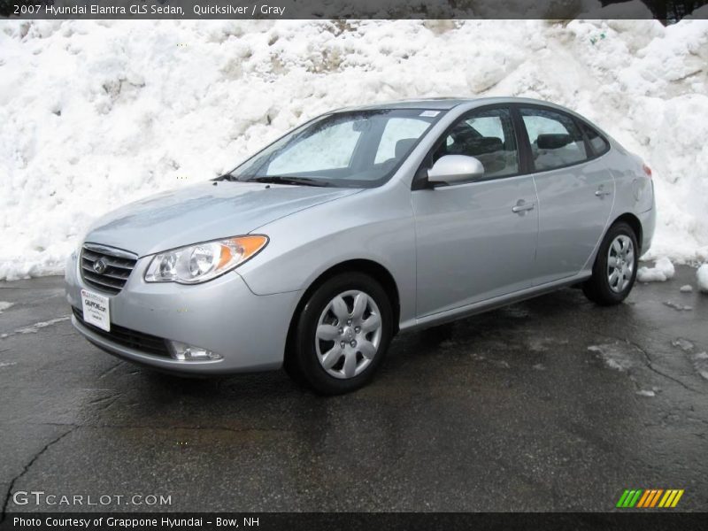Quicksilver / Gray 2007 Hyundai Elantra GLS Sedan