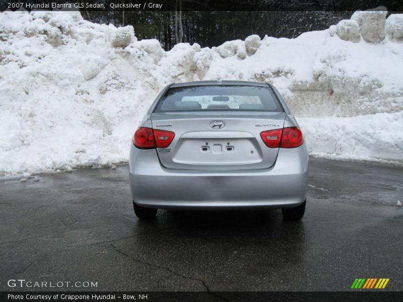 Quicksilver / Gray 2007 Hyundai Elantra GLS Sedan
