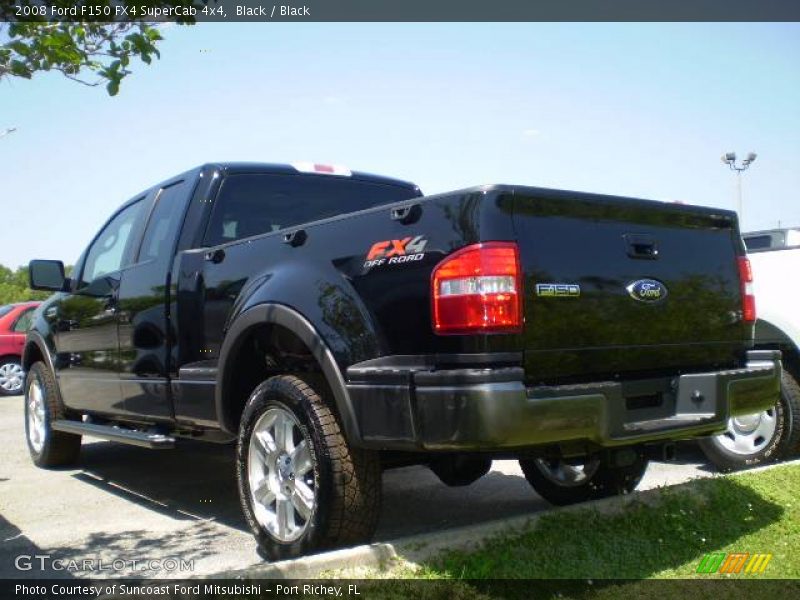 Black / Black 2008 Ford F150 FX4 SuperCab 4x4
