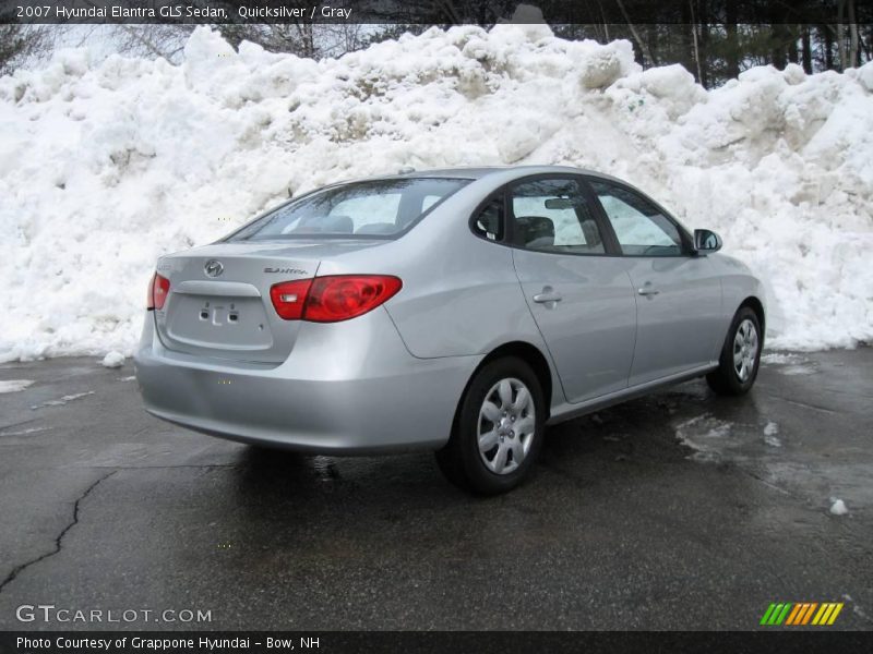 Quicksilver / Gray 2007 Hyundai Elantra GLS Sedan