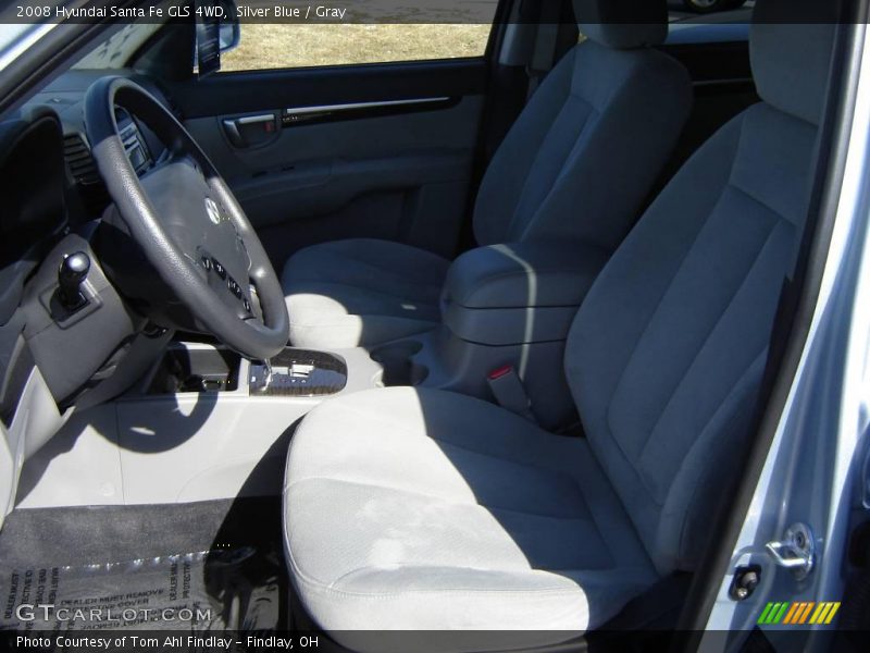 Silver Blue / Gray 2008 Hyundai Santa Fe GLS 4WD