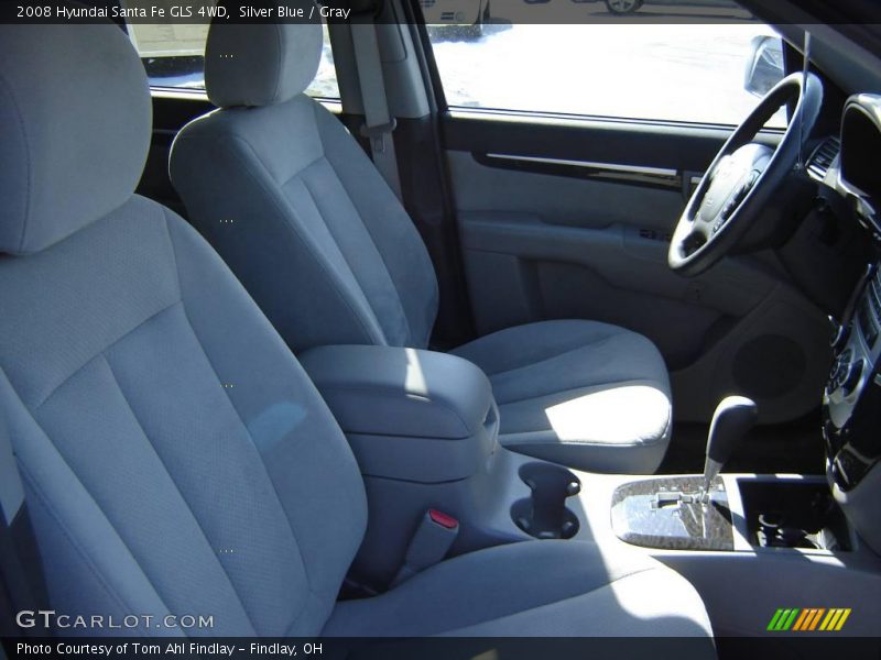 Silver Blue / Gray 2008 Hyundai Santa Fe GLS 4WD