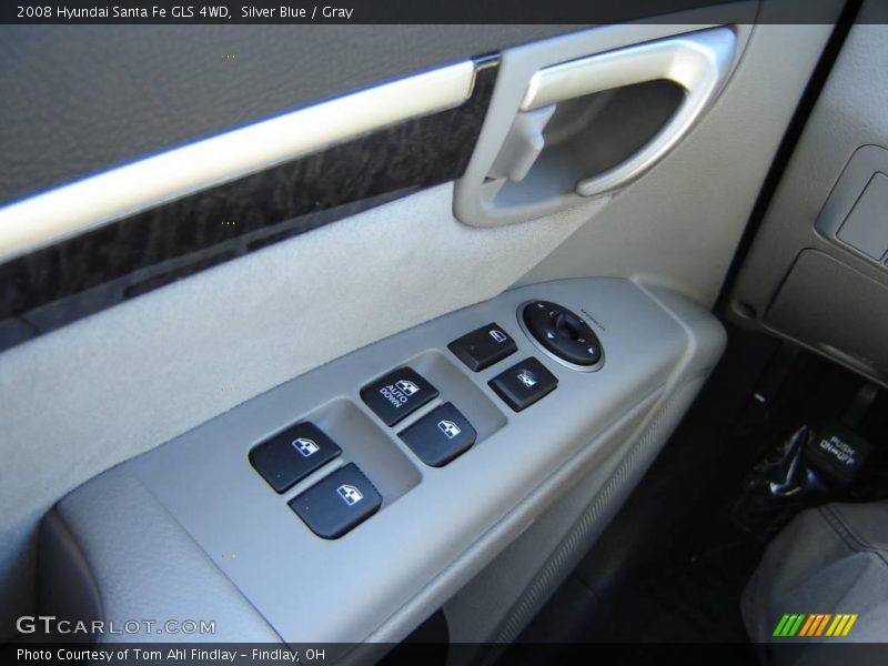 Silver Blue / Gray 2008 Hyundai Santa Fe GLS 4WD