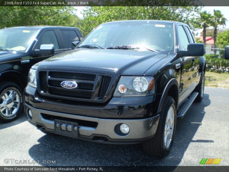 Black / Black 2008 Ford F150 FX4 SuperCab 4x4