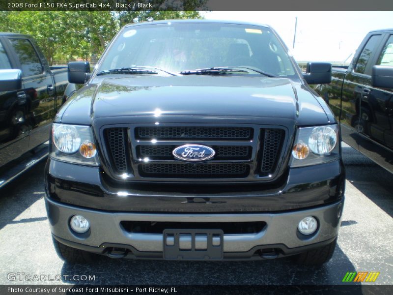 Black / Black 2008 Ford F150 FX4 SuperCab 4x4