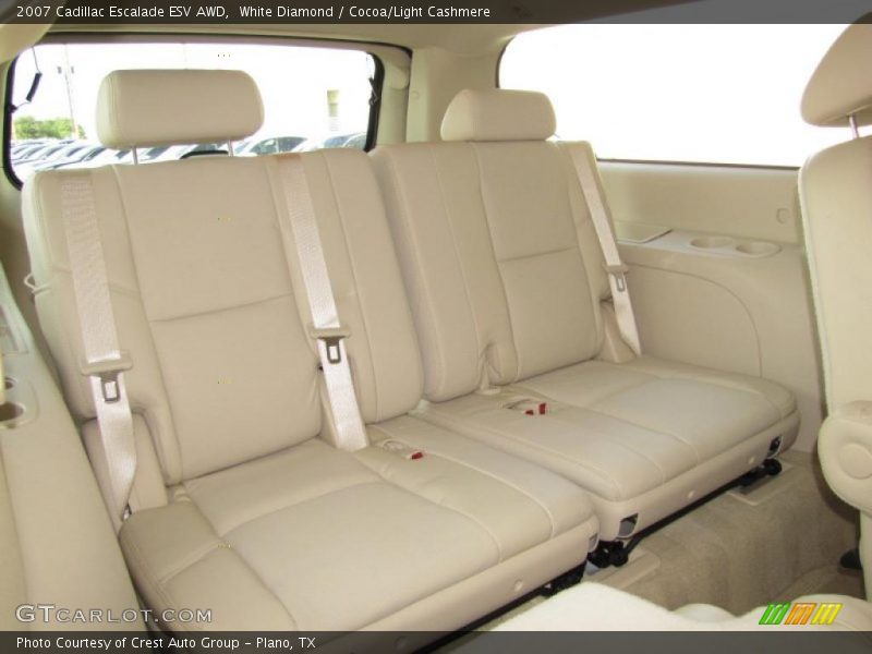 White Diamond / Cocoa/Light Cashmere 2007 Cadillac Escalade ESV AWD