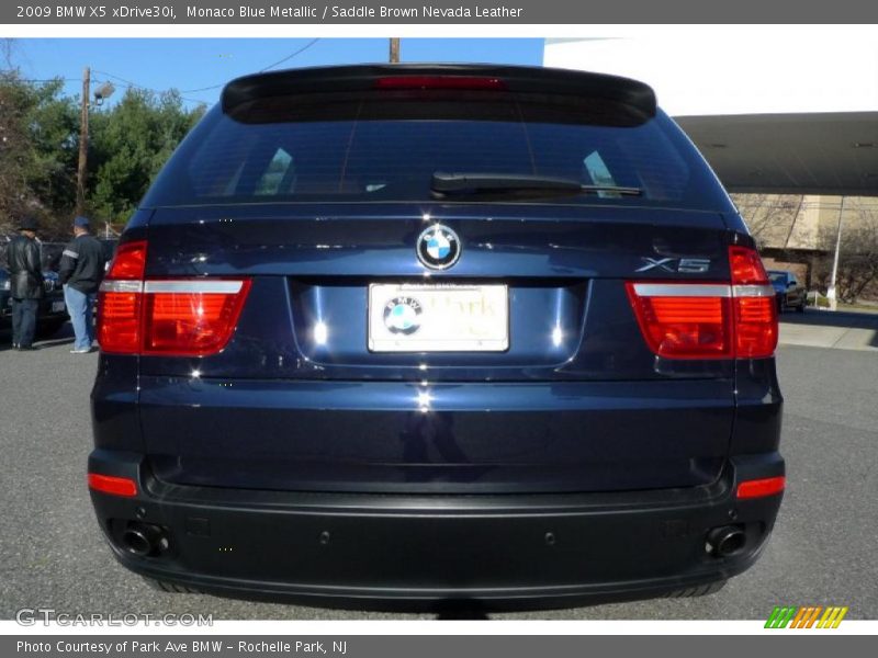Monaco Blue Metallic / Saddle Brown Nevada Leather 2009 BMW X5 xDrive30i