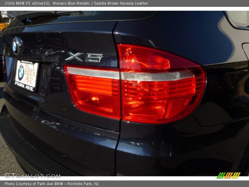 Monaco Blue Metallic / Saddle Brown Nevada Leather 2009 BMW X5 xDrive30i