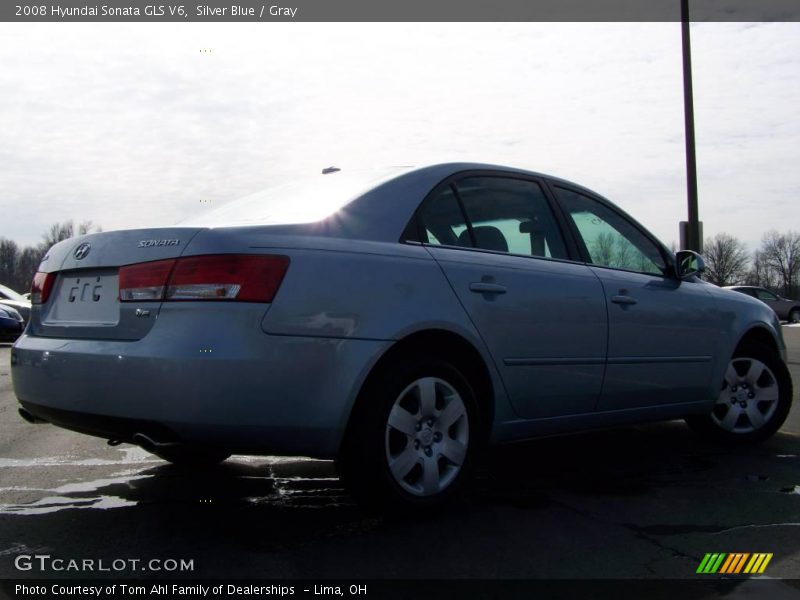 Silver Blue / Gray 2008 Hyundai Sonata GLS V6