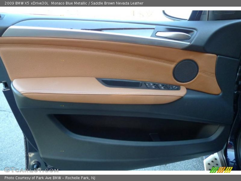 Monaco Blue Metallic / Saddle Brown Nevada Leather 2009 BMW X5 xDrive30i