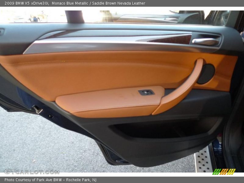 Monaco Blue Metallic / Saddle Brown Nevada Leather 2009 BMW X5 xDrive30i