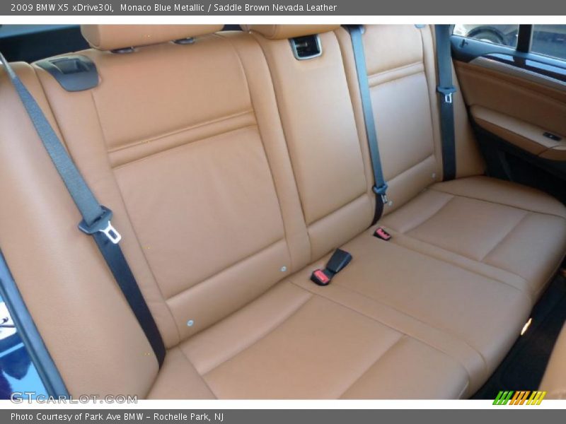 Monaco Blue Metallic / Saddle Brown Nevada Leather 2009 BMW X5 xDrive30i
