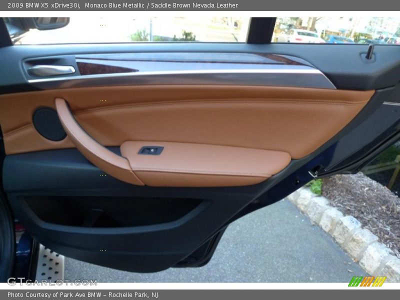 Monaco Blue Metallic / Saddle Brown Nevada Leather 2009 BMW X5 xDrive30i