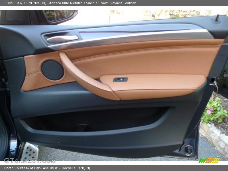 Monaco Blue Metallic / Saddle Brown Nevada Leather 2009 BMW X5 xDrive30i
