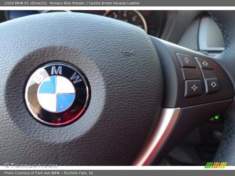 Monaco Blue Metallic / Saddle Brown Nevada Leather 2009 BMW X5 xDrive30i