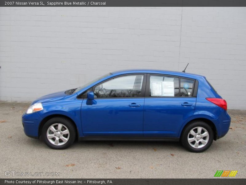 Sapphire Blue Metallic / Charcoal 2007 Nissan Versa SL