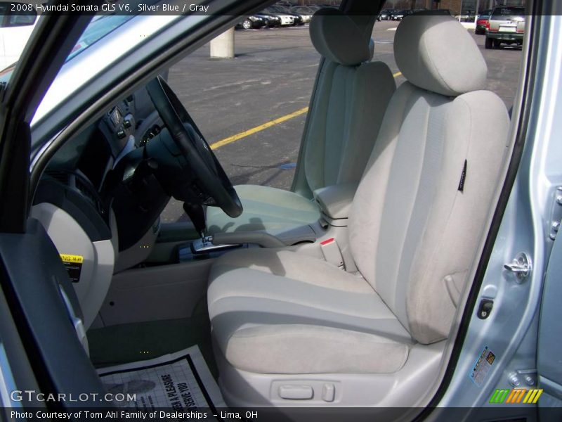 Silver Blue / Gray 2008 Hyundai Sonata GLS V6