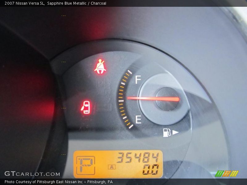 Sapphire Blue Metallic / Charcoal 2007 Nissan Versa SL