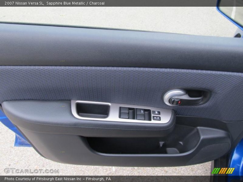 Sapphire Blue Metallic / Charcoal 2007 Nissan Versa SL