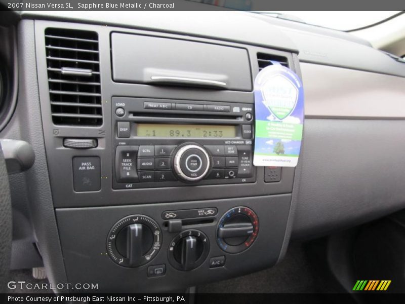 Sapphire Blue Metallic / Charcoal 2007 Nissan Versa SL