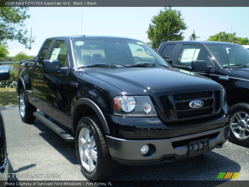 Black / Black 2008 Ford F150 FX4 SuperCab 4x4