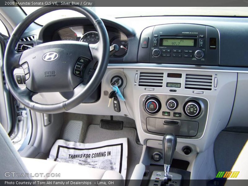 Silver Blue / Gray 2008 Hyundai Sonata GLS V6