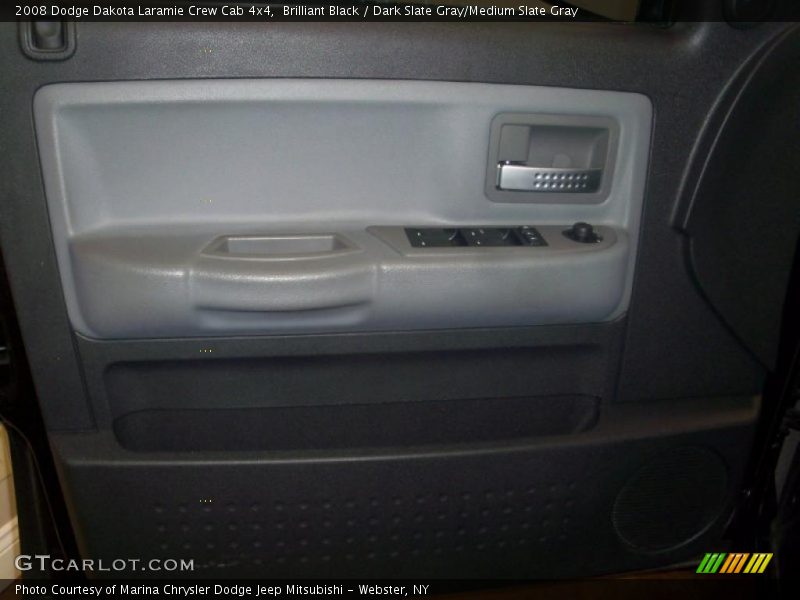 Brilliant Black / Dark Slate Gray/Medium Slate Gray 2008 Dodge Dakota Laramie Crew Cab 4x4