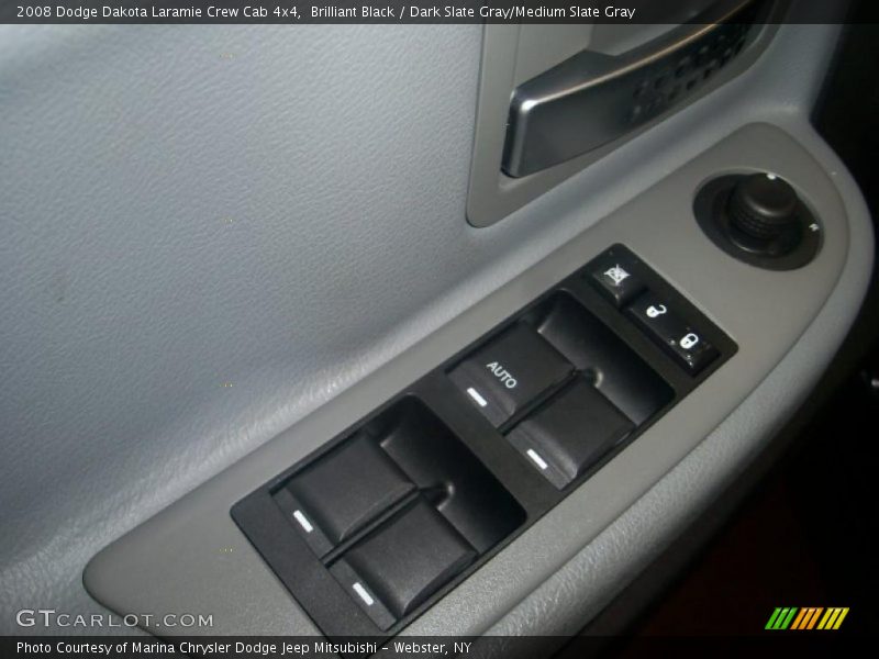 Brilliant Black / Dark Slate Gray/Medium Slate Gray 2008 Dodge Dakota Laramie Crew Cab 4x4