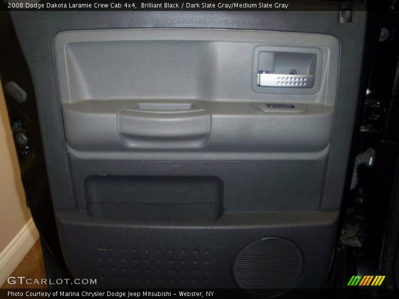 Brilliant Black / Dark Slate Gray/Medium Slate Gray 2008 Dodge Dakota Laramie Crew Cab 4x4