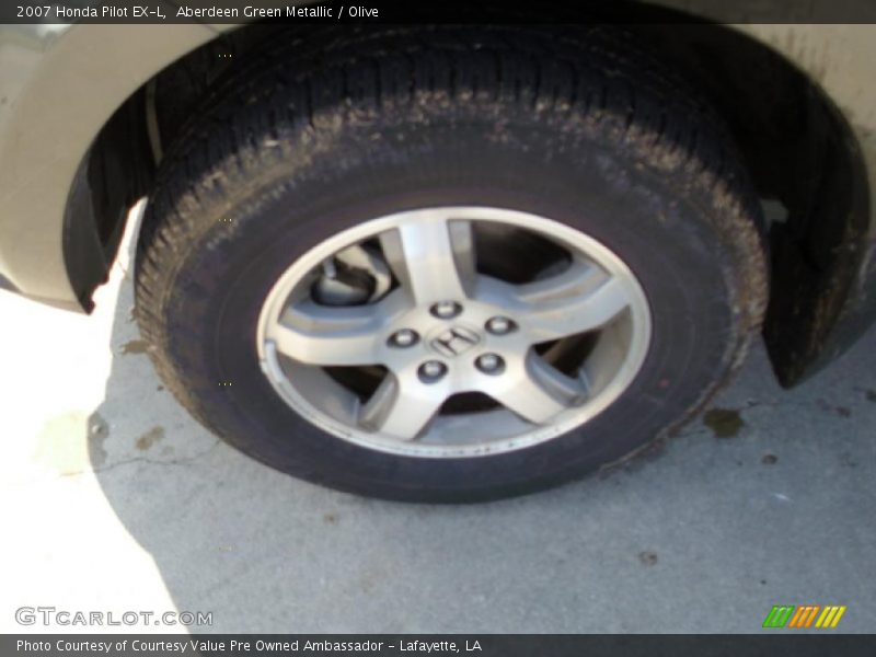 Aberdeen Green Metallic / Olive 2007 Honda Pilot EX-L