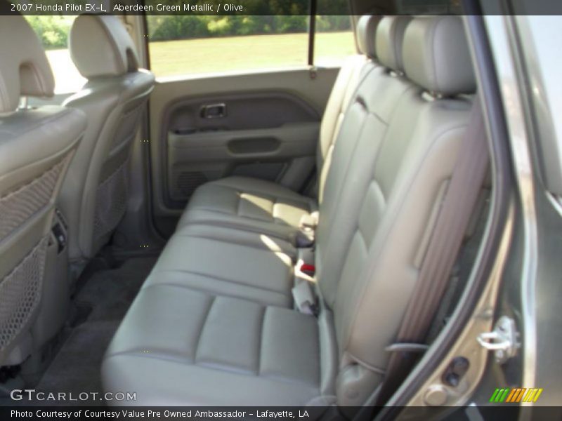 Aberdeen Green Metallic / Olive 2007 Honda Pilot EX-L