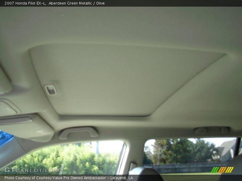 Aberdeen Green Metallic / Olive 2007 Honda Pilot EX-L