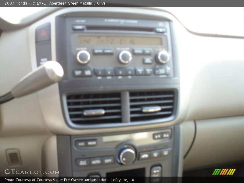Aberdeen Green Metallic / Olive 2007 Honda Pilot EX-L