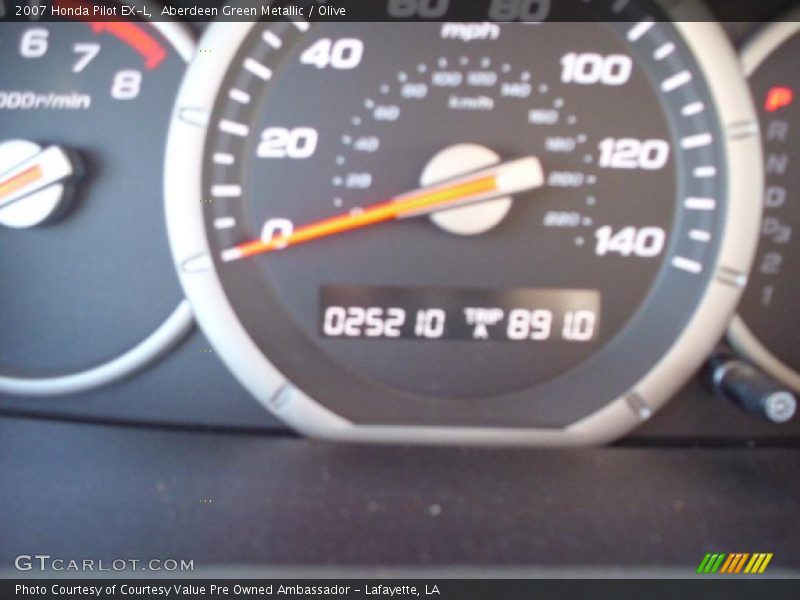 Aberdeen Green Metallic / Olive 2007 Honda Pilot EX-L