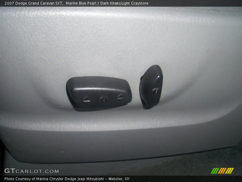 Marine Blue Pearl / Dark Khaki/Light Graystone 2007 Dodge Grand Caravan SXT
