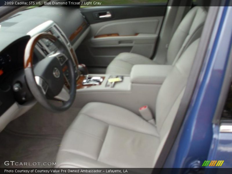 Blue Diamond Tricoat / Light Gray 2009 Cadillac STS V6