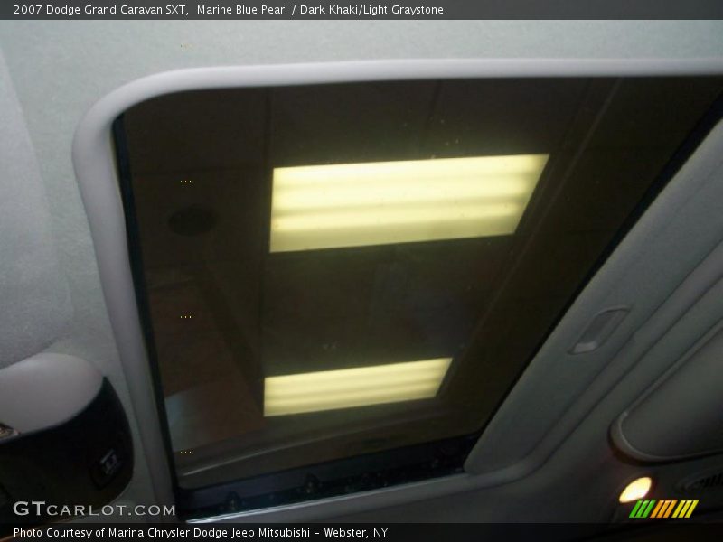 Marine Blue Pearl / Dark Khaki/Light Graystone 2007 Dodge Grand Caravan SXT