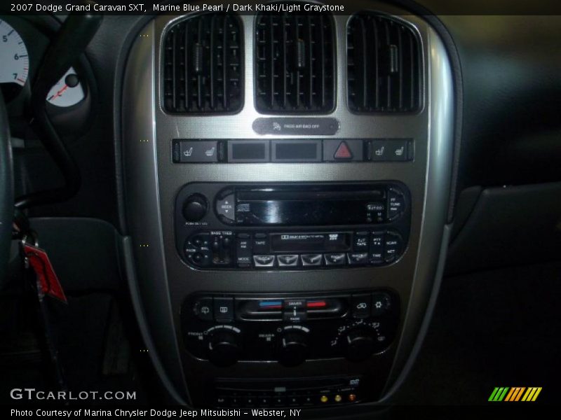 Marine Blue Pearl / Dark Khaki/Light Graystone 2007 Dodge Grand Caravan SXT