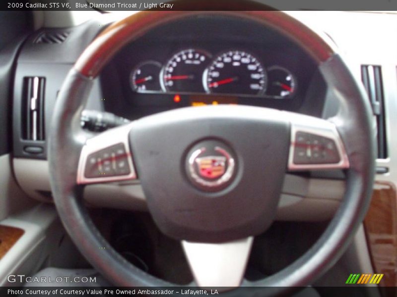 Blue Diamond Tricoat / Light Gray 2009 Cadillac STS V6