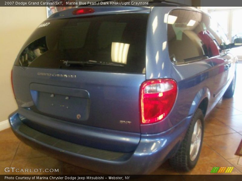 Marine Blue Pearl / Dark Khaki/Light Graystone 2007 Dodge Grand Caravan SXT