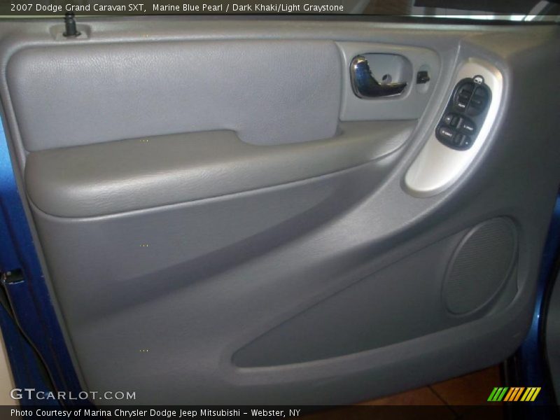 Marine Blue Pearl / Dark Khaki/Light Graystone 2007 Dodge Grand Caravan SXT