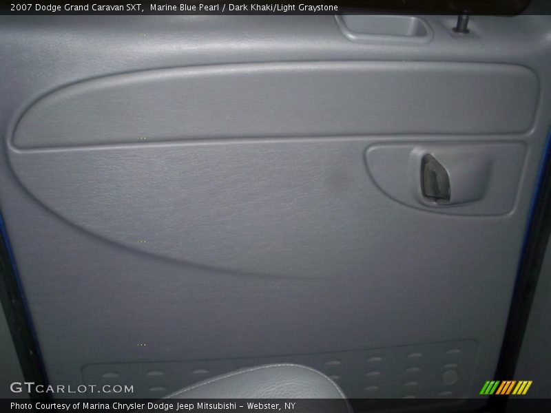 Marine Blue Pearl / Dark Khaki/Light Graystone 2007 Dodge Grand Caravan SXT