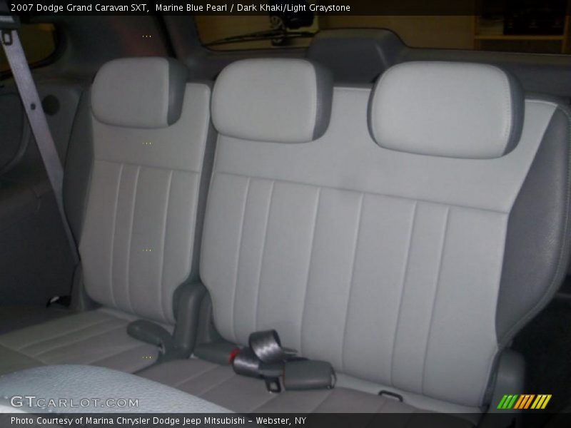 Marine Blue Pearl / Dark Khaki/Light Graystone 2007 Dodge Grand Caravan SXT