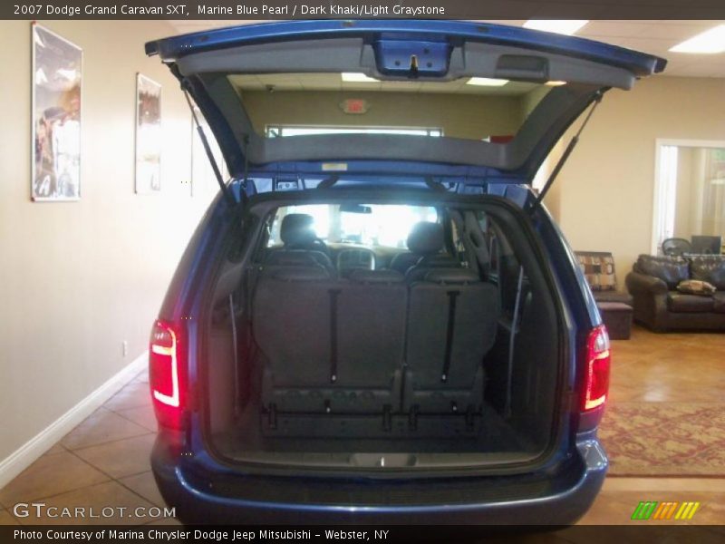 Marine Blue Pearl / Dark Khaki/Light Graystone 2007 Dodge Grand Caravan SXT