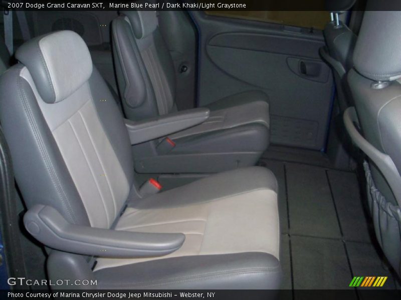 Marine Blue Pearl / Dark Khaki/Light Graystone 2007 Dodge Grand Caravan SXT