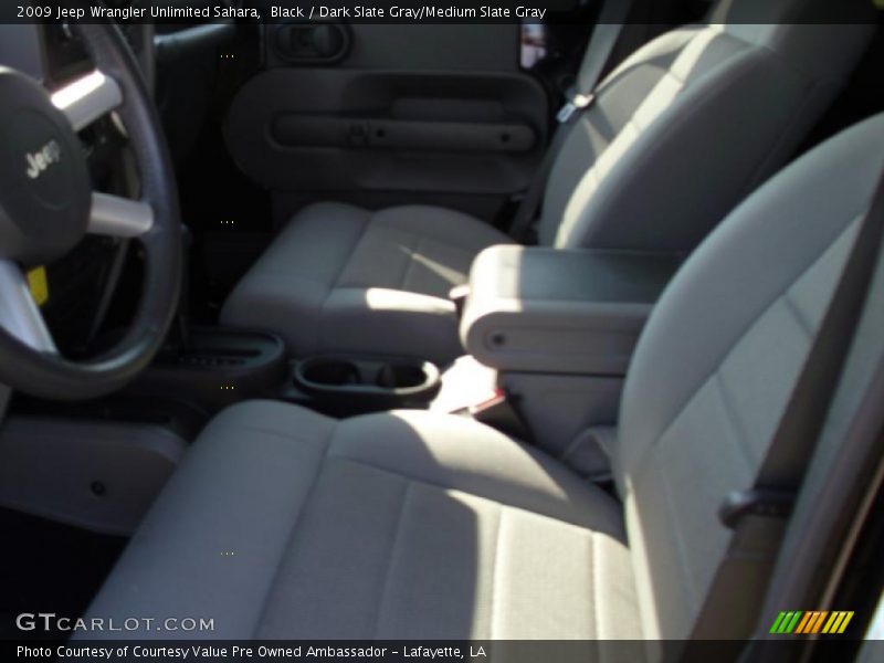 Black / Dark Slate Gray/Medium Slate Gray 2009 Jeep Wrangler Unlimited Sahara